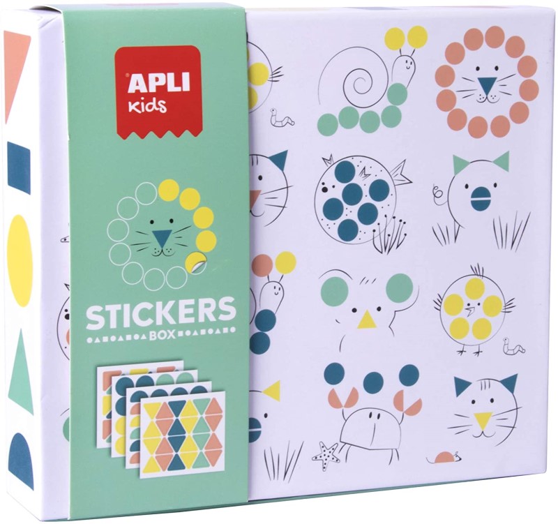 18361-risunki-s-stikeri-geometrichni-figuri-apli-kids Игра с цветни стикери, Животни
