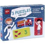 APLI Kids Комплект от 3 пъзела, The City
