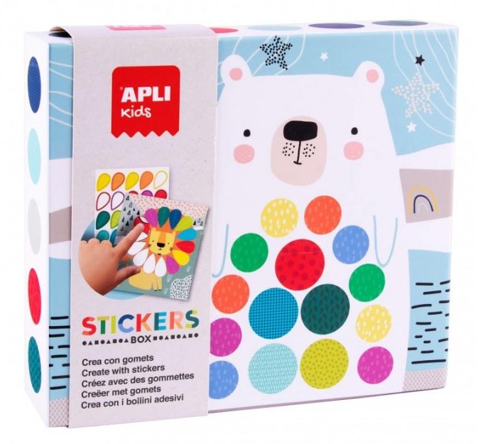 18818-apli-kids-igra-s-geometrichni-figuri-meche Игра с цветни стикери, Мече