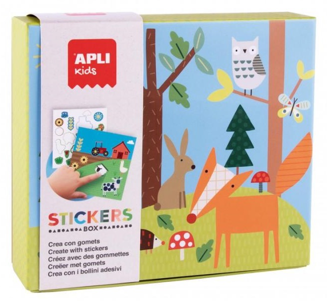 18819-apli-kids-risunki-s-stikeri-gora APLI Kids Игра с цветни стикери, Гора