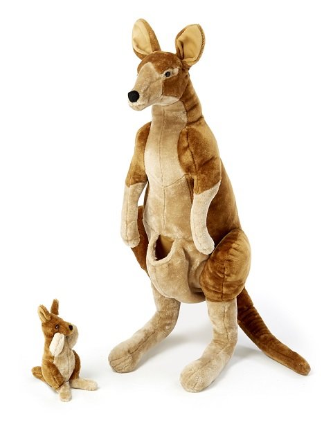 18834 Melissa & Doug Плюшено Кенгуру с бебе - Image 1
