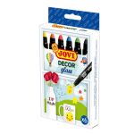 Цветни маркери за стъкло, 6 цвята Jovi 1906