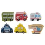 Kruzzel Дървени блокчета Град с пъзел, 100 броя - Image 11