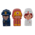 Kruzzel Дървени блокчета Град с пъзел, 100 броя - Image 12