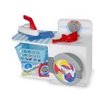 Melissa & Doug Дървена пералня с маса за гладене