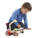 Melissa & Doug Дървен автовоз с коли - Image 2
