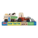 Melissa & Doug Дървен трактор с животни - Image 3