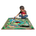 Melissa & Doug Килимче за игра с дървени колички - Image 3