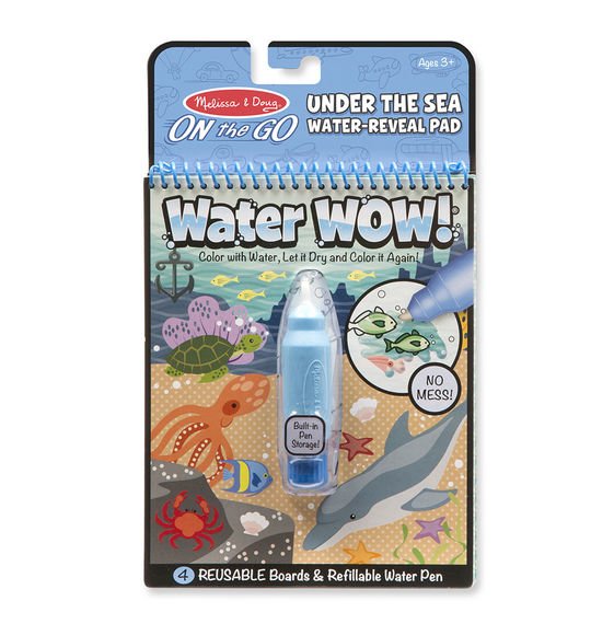 19445 Melissa & Doug Книжка за рисуване с вода Морски животни - Image 1