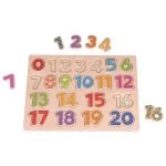 Lelin Toys Дървен пъзел с числа - Image 2
