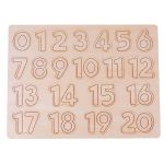 Lelin Toys Дървен пъзел с числа - Image 4