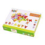 Lelin Toys Дървени магнитни букви, Английската азбука