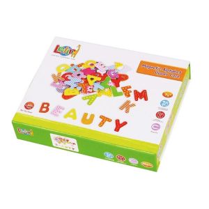 Lelin Toys Дървени магнитни букви, Английската азбука