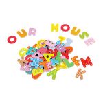 Lelin Toys Дървени магнитни букви, Английската азбука 1
