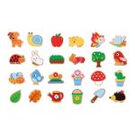 Lelin Toys Дървени магнити Градина - Image 2