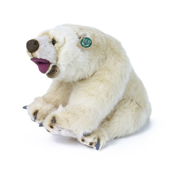 209367-plushena-polyarna-mechka-rappa-1 Плюшена полярна мечка, 43 см, Rappa 209367