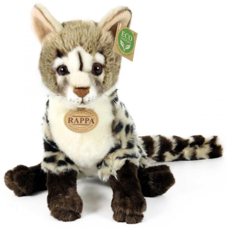211803-plushena-tigrova-kotka-geneta-28-sma-rappa-1 211803 Плюшена тигрова котка, 28 см - Rappa