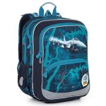 Topgal Ученическа раница със самолети Bazi