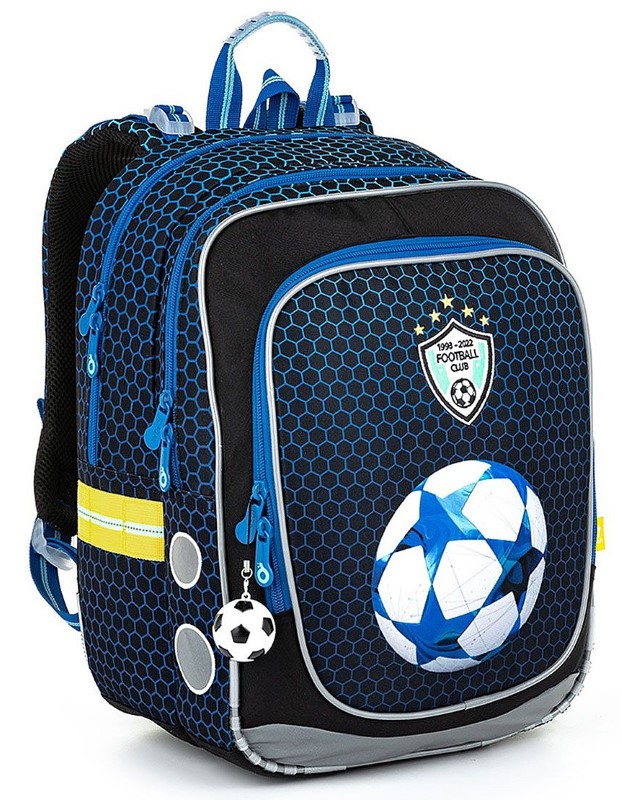 22016-topgal-dendy-ranitza-futbol-sinya Topgal Ученическа раница Football, Модел Endy - Image 1
