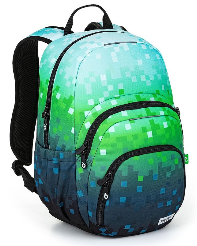 22038-ranitza-s-otdelenie-za-laptop-sinio-zelena-topgal-model-skye Topgal Раница с отделение за лаптоп, зелена, Mодел Skye - Image 1