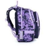 Topgal Ученическа раница с лилави цветя Lynn 23008 - Image 3