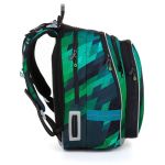 Topgal Раница със зелено-сини мотиви Lynn 23018 - Image 3