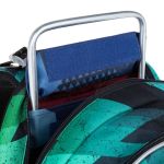 Topgal Раница със зелено-сини мотиви Lynn 23018 - Image 8