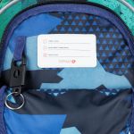 Topgal Раница със зелено-сини мотиви Lynn 23018 - Image 10