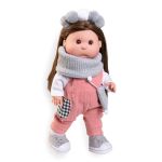 Antonio Juan Кукла Ирис с ленен гащеризон и дълга коса