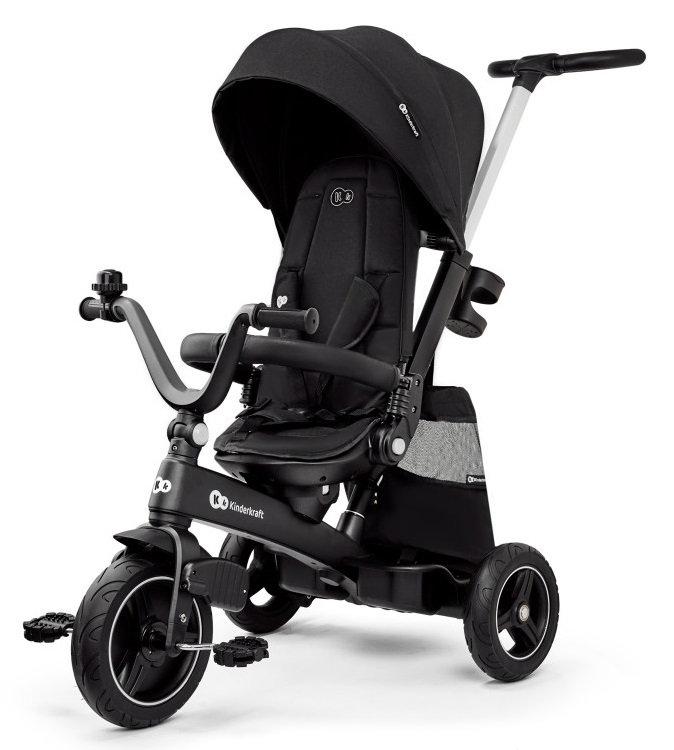 23646-trikolka-kinderkraft-easytwist-cherna KinderKraft Триколка Easytwist, черна