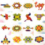 Classic World Комплект дървени цветни блокчета - Image 6