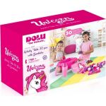 Dolu Toys Игрална маса с конструктор, Еднорог - Image 4