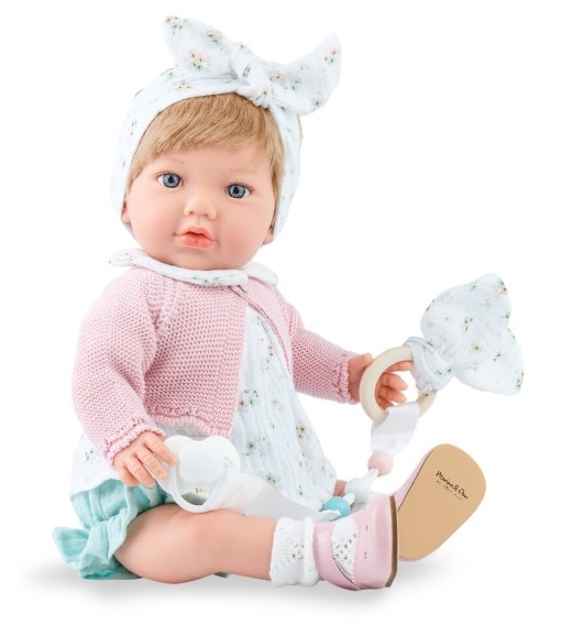 3002-marina-and-pau-limitirana-kukla-s-biberon-newborn-alina Кукла бебе Алина с биберон, Лимитирана серия - Marina and Pau 1