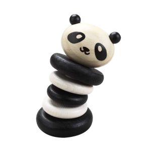 Classic World Дървена играчка с рингове Панда