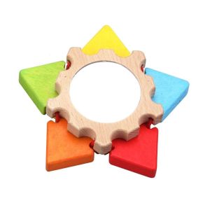 Classic World Дървено цвете с огледало