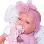 Кукла бебе Лили с биберон и възглавничка, Antonio Juan 33224 1
