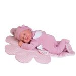 Antonio Juan Спящо бебе Луна с биберон и одеяло