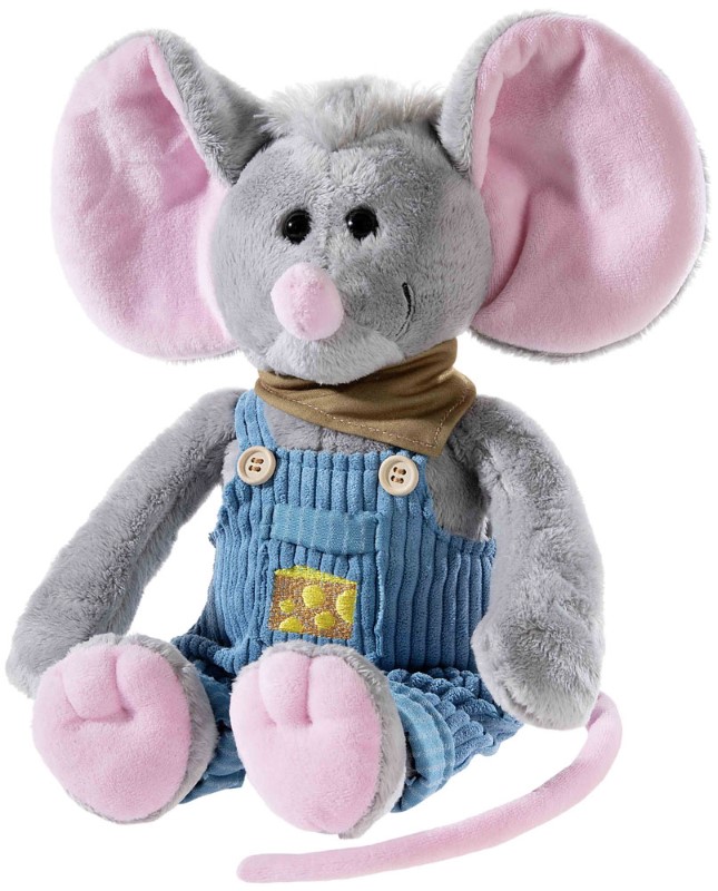 335172-plusheno-mishle-s-sin-gashterizon-35-sm-heunec Плюшено Мишле с гащеризон, 35 см