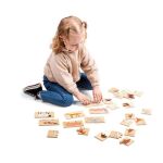 Bigjigs Дървен пъзел за съответствия, Животни - Image 3