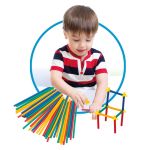 Dede Конструктор с бамбукови пръчки, 200 елемента - Image 4