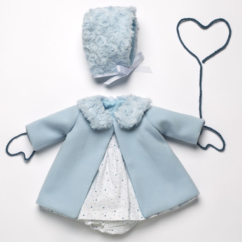 3475910-butikovo-obleklo-za-kukli-asi Asi Dolls Бутикови дрехи за кукла - Рокля с палто и шапка