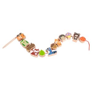Classic World Дървени фигурки за нанизване, Горски обитатели