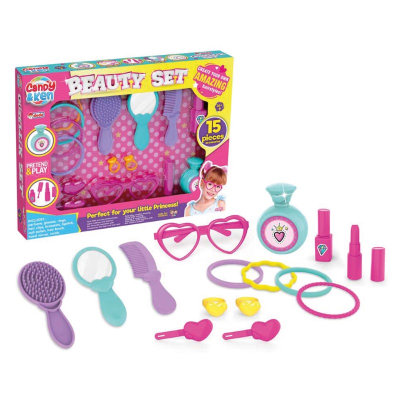 3654-dede-komplekt-za-krasota-barbie Dede Детски комплект за красота, Candy - Image 1