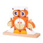 Classic World Дървен пъзел с цветни блокчета, Лисица - Image 2