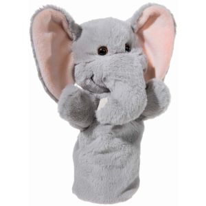 Кукла за театър, Слон с розови уши, 28 см