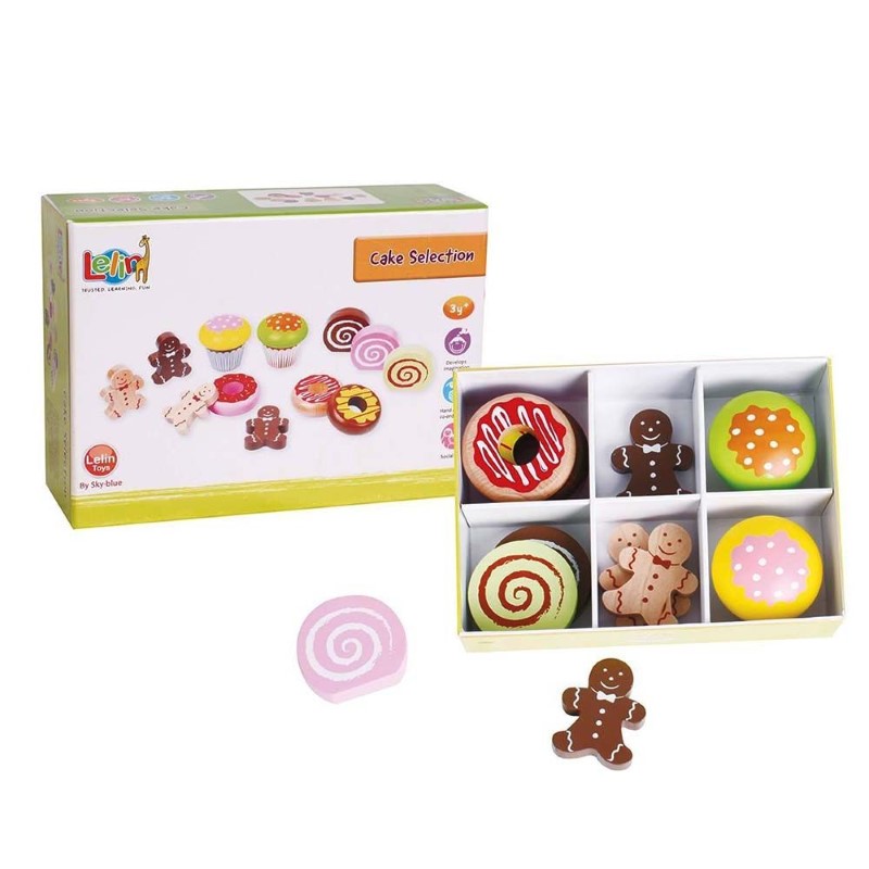 dyrveni-sladkishi-za-igra-40057-1 Дървени сладкиши за игра Lelin Toys