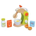 Lelin Toys Детски дървен миксер с продукти