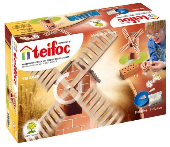 maket-s-mini-tuhli-teifoc-vyatarna-melnitza-4040 Teifoc Макет с мини тухли Вятърна мелница