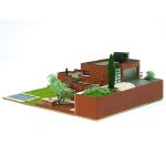 Domus Kits Макет с мини тухли, Модерна къща, Испания - Image 3