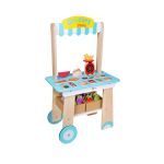 Classic World Дървен магазин/количка за хранителни стоки